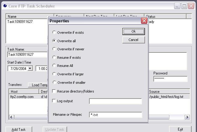 set wildcard properties